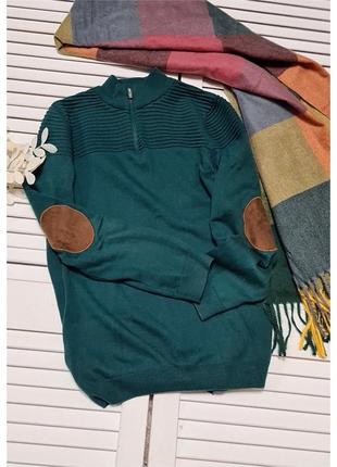 Джемпер свитер с горловиной lc waikiki с локотками