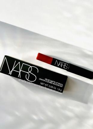 Карандаш нюдовая помада для губ nars velvet matte lip pencil dolce vita 1,8g1 фото