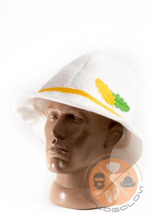 Авторська шапка для бані та сауни тіроль лісник2 фото