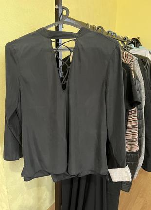 Розкішна ультрамодна блуза zara, оригінал😎1 фото