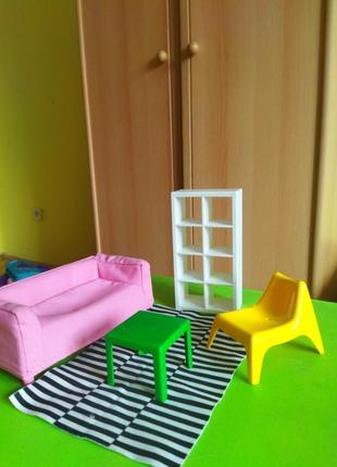 Ляльковий будиночок ikea, меблі для barbie