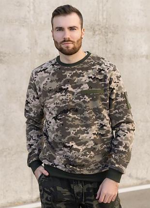 Флісовий світшот з основою для шеврона