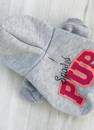 Тёплая худи толстовка свитер для мелких пород собак