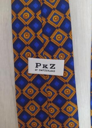 Шовкова італійська краватка pkz 100% шовк7 фото