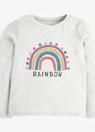 Berni kids костюм для девочки 2 в 1 с изображением радуги фиолетовый с серым rainbow