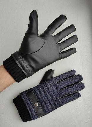 Стильні чоловічі рукавиці hema перчатки рукавички класичні2 фото