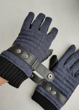 Стильні чоловічі рукавиці hema перчатки рукавички класичні5 фото