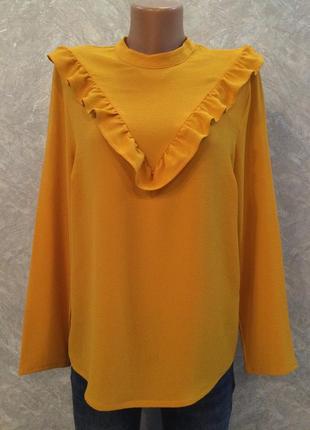 Блуза з рюшами розмір 12-14 new look