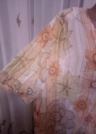 Летняя блузка в пастельных тонах, размер 22-242 фото