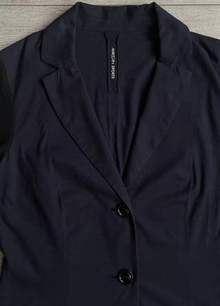 Піджак\блейзер marc cain sports light cotton navy blue blazer3 фото