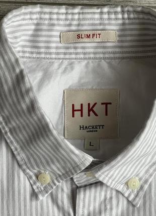 Сорочка\рубашка hackett slim fit hkt bengal str shirt3 фото