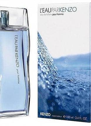 Мужская туалетная вода kenzo l`eau par pour homme (кензо пур хом) 100 мл