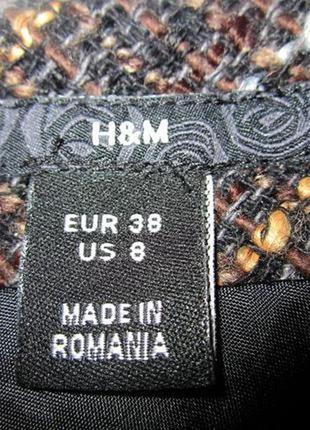 Теплая жаккардовая юбка от h&m 44-46р.7 фото