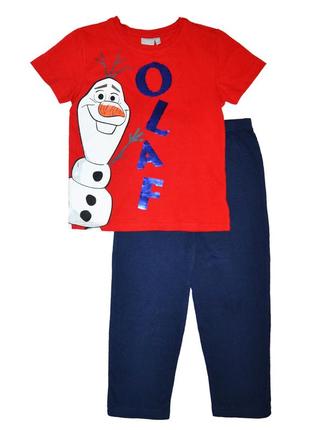 Пижама детская с футболкой мальчику 116 см олаф