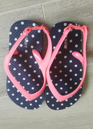 Шлепанцы old navy 9р, 17см 2