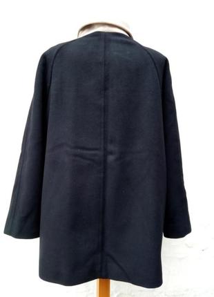 Стильное теплое чёрное шерстяное кашемир пальто windsmoor.8 фото
