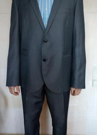 Мужской костюм slim fit next