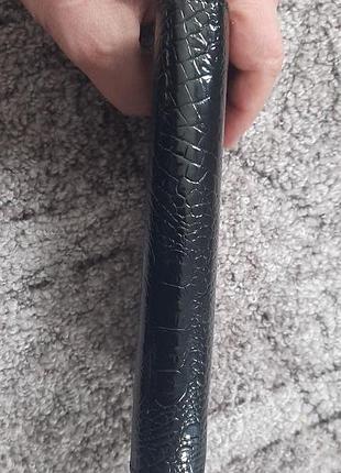 Женский кожаный кошелек dr.koffer (лакированный, черный)