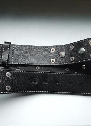 Ремень пояс pepe jeans london genuine italian leather кожаный6 фото