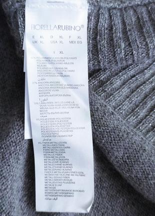 Fiorella rubino шерстяной ангоровый удлененный свитер джемпер оверсайз /6690/9 фото