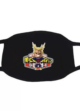 Маска аніме з кишенею для змінного фільтра "моя геройська академія 3"