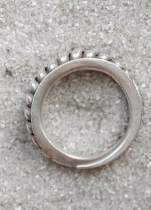 Тибетское кольцо амулет. спираль. серебро . размер 19+3 фото