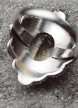 Кольцо цитрин в серебре. индия. размер194 фото