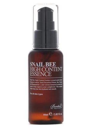 Эссенция с высоким содержанием муцина улитки и пчелиным ядом benton snail bee high content essence 60 мл