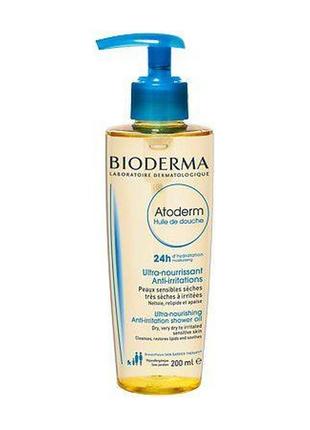 Олія для душу bioderma atoderm shower oil 200 мл1 фото