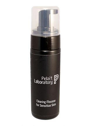 Pelart laboratory apricot line clearing mousse for sensitive skin мус для вмивання чутливої ​​шкіри, 180 мл