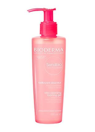 Очисний гель для вмивання bioderma sensibio cleansing foaming gel 500 мл