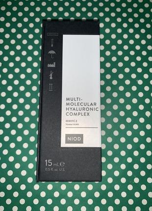 Niod multi-molecular hyaluronic complex супер зволожуюча сироватка