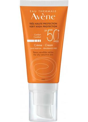 Авен сонцезахисний крем spf 50 для сухої та чутливої шкіри