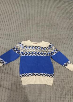 Дитячий светр на 2-4роки фірми h&m1 фото