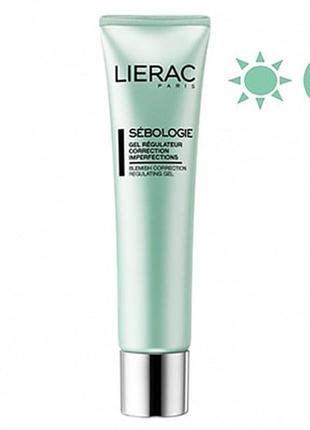 Регулювальний гель для обличчя проти вад шкіри lierac sebologie blemish correction regulating gel 40 мл