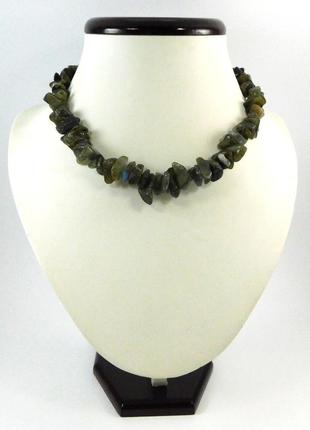 Эксклюзивное ожерелье лабрадор, изысканное ожерелье из натурального камня, красивые украшения