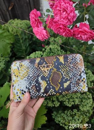 Гаманець шкіряний брендовий коричневий