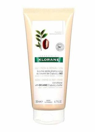 Кондиціонер для волосся klorane cupuacu nourishing & repairing conditioner 200 мл