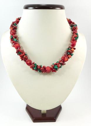 Эксклюзивное ожерелье "цветочный вальс", изысканное ожерелье из натурального камня, красивые украшения
