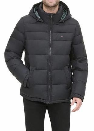 L 40 xxl 44 tommy hilfiger черный пуховик куртка парка хилфигер 2xl xl ...