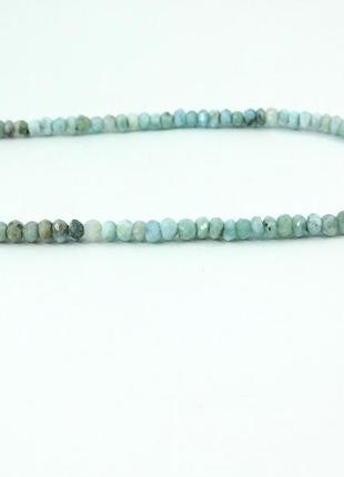 Ожерелье ларимар грань, изысканное ожерелье из натурального камня, красивые украшения4 фото