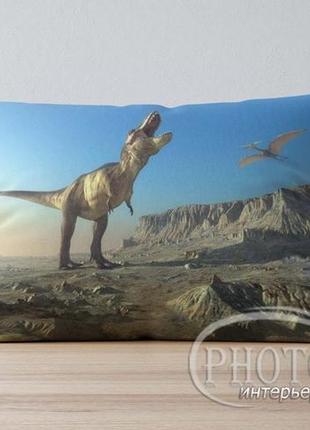 Детская подушка с фото "динозавры 3"
