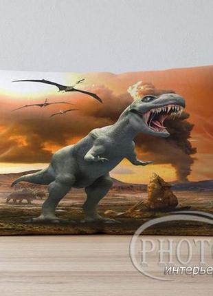 Детская подушка с фото "динозавры 4"