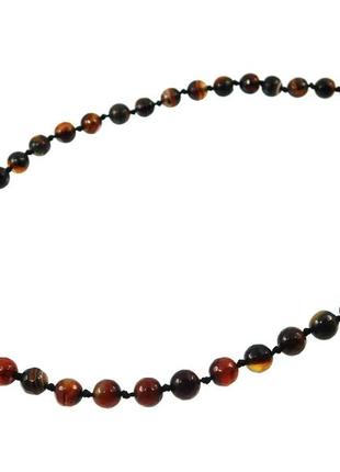 Ожерелье сардоникс 8 мм узелок, ожерелье из натурального камня, красивые украшения