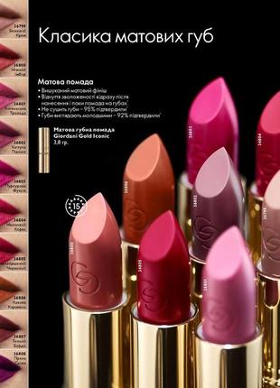 Матова губна помада giordani gold iconic 36799 бежевый крем
