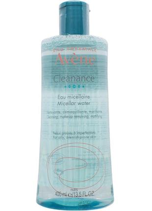 Міцелярна вода (для жирної та проблемної шкіри) avene 400 мл