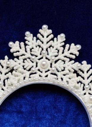 Обруч снежинка сніжинка зайчик звезда зірка корона6 фото