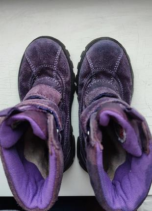 Зимові шкіряні чобітки naturino rain step 29р. 18 см.5 фото
