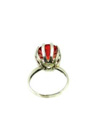 Кольцо фианит элит серебро, кольцо из натурального камня, красивые украшения из натурального камня3 фото