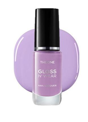 Стойкий глянцевый лак для ногтей the one